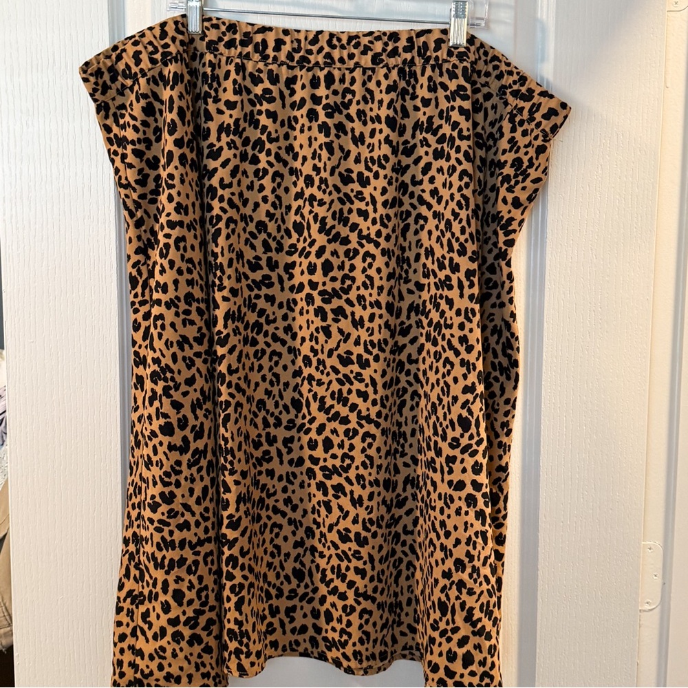 Ava & Viv Animal Print Skirt